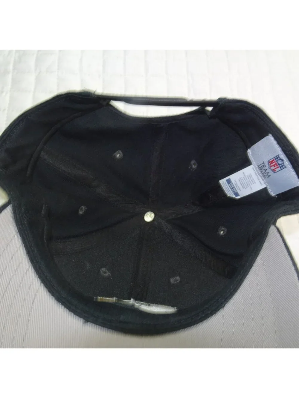 NFL Pittsburg Steeler Black Adjustable Hat Cap